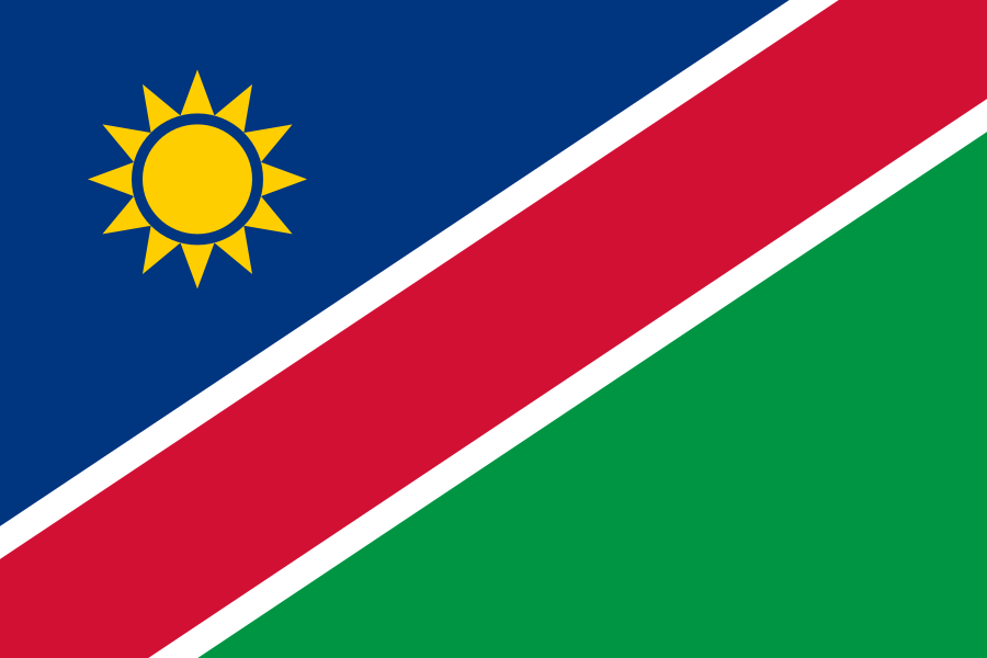 ナミビア共和国の国旗 Sof