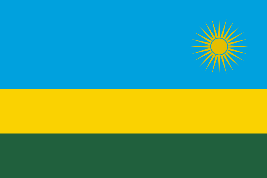 ルワンダ共和国の国旗 Sof