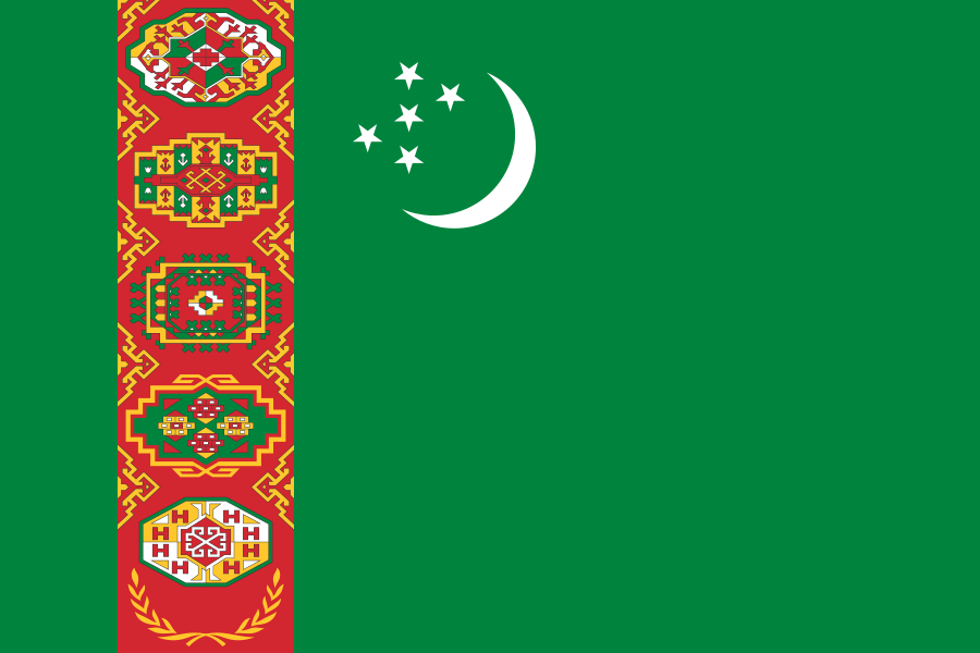 トルクメニスタンの国旗 | SOF